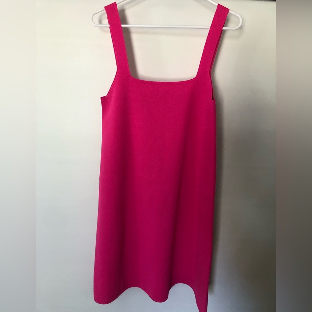 Hot pink shift dress, Zara, size L